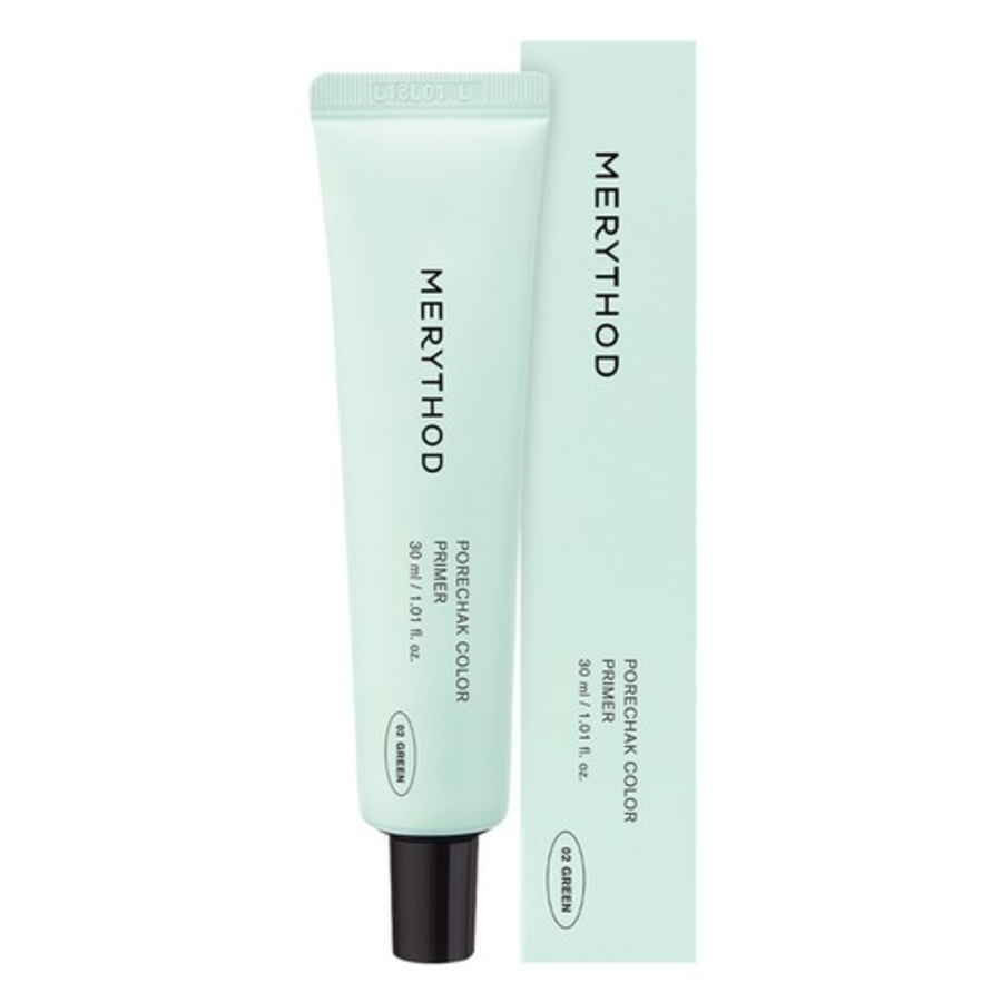 Грунтовка MERITHOD Pore Color Primer 30 мл, 02 Зеленый, 1шт