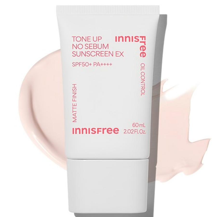 Солнцезащитный крем Innisfree Tone Up без содержания кожного сала, EX SPF50+ PA++++, 60 мл
