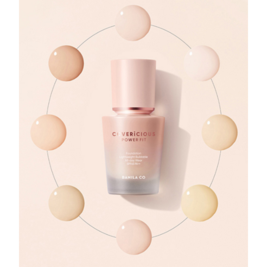 Тональный крем BANILA CO  Covericious Power Fit, 30 мл, 21 роза