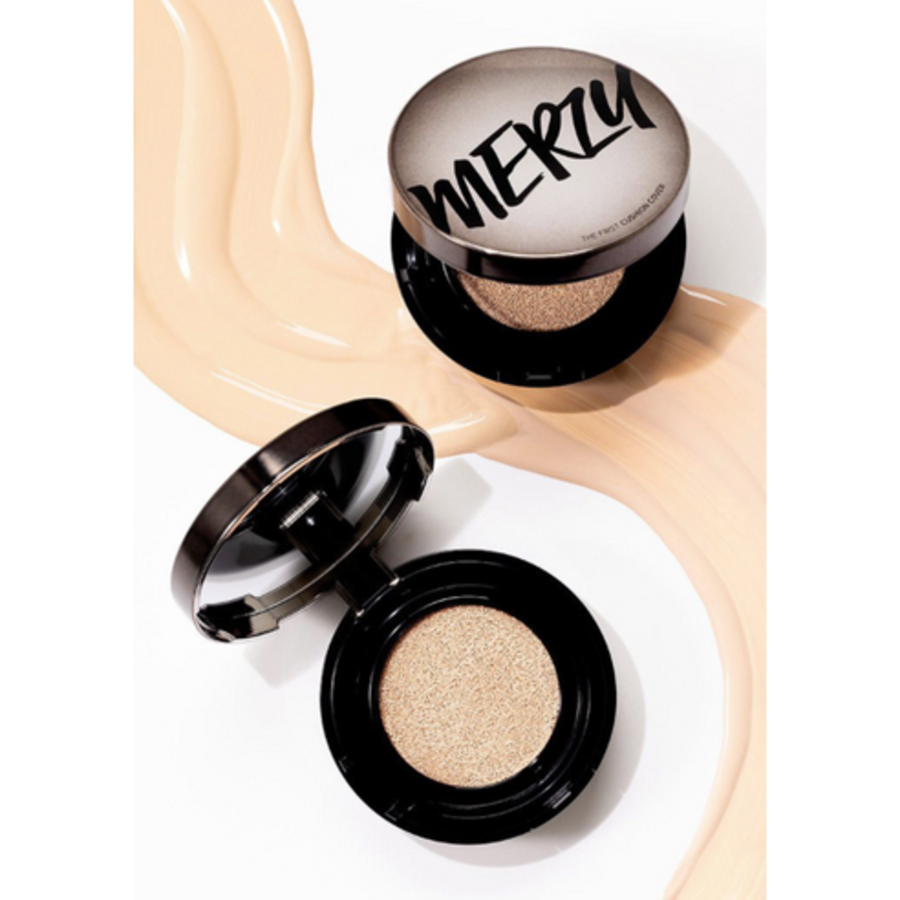 Merzy The First Cushion Cover 13g, 21P Vanilla – тональная основа в формате кушона, 13 г, оттенок 21P Vanilla