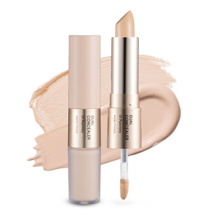 Двойной консилер MERITHOD, 02 Натуральный бежевый