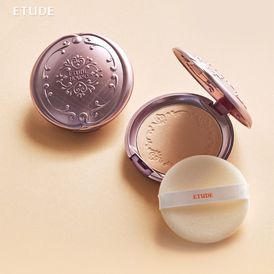 Пудра Etude Secret Beam Powder Pact SPF36 PA+++ 15 г, W13 Натуральный жемчуг
