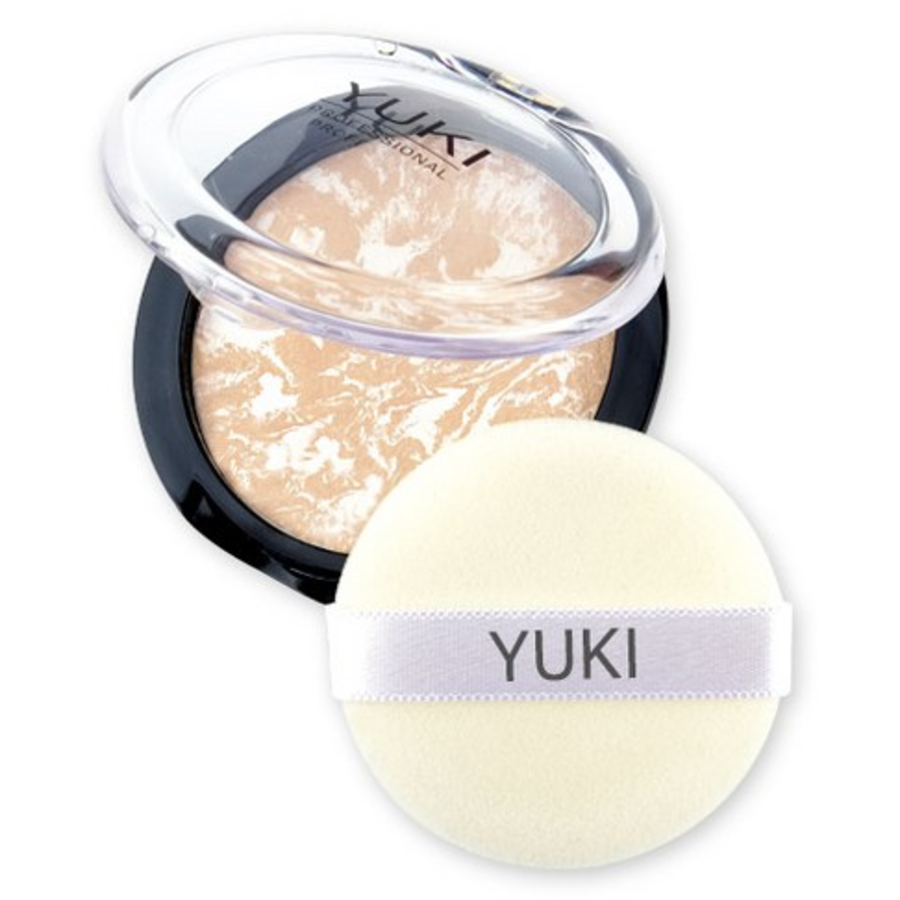 Мраморная пудра Yuki Professional Water Glow Essence, 12 г, № 21 Светло-бежевый, 1шт