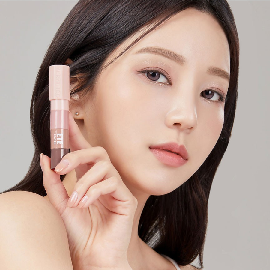 MERYTHOD Reel Edge Eye Crayon Eyeshadow 4.4g, 02 Flat Brown – многофункциональный карандаш для теней, 1 шт.  (10%- скидка)