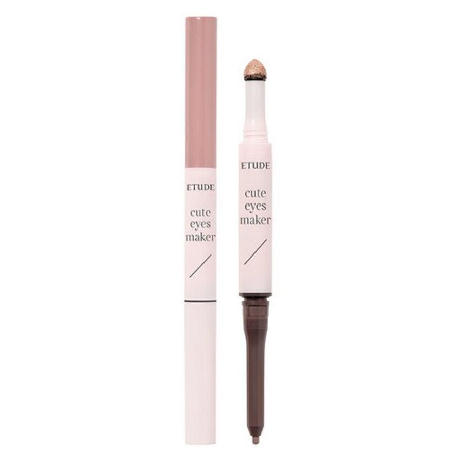 Etude Aegyo-sal Maker Liner 0.1g + Glitter 0.5g Set, Peach Nude – набор для создания аegyo-sal макияжа, 1 комплект  (скидка -35%)