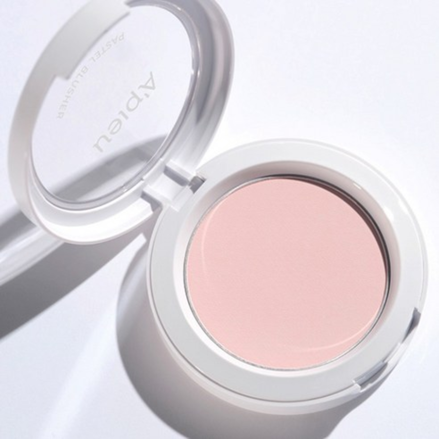 Пастельные румяна Apieu, 4,3 г, PK09 Нежно-розовый (скидка -11%)