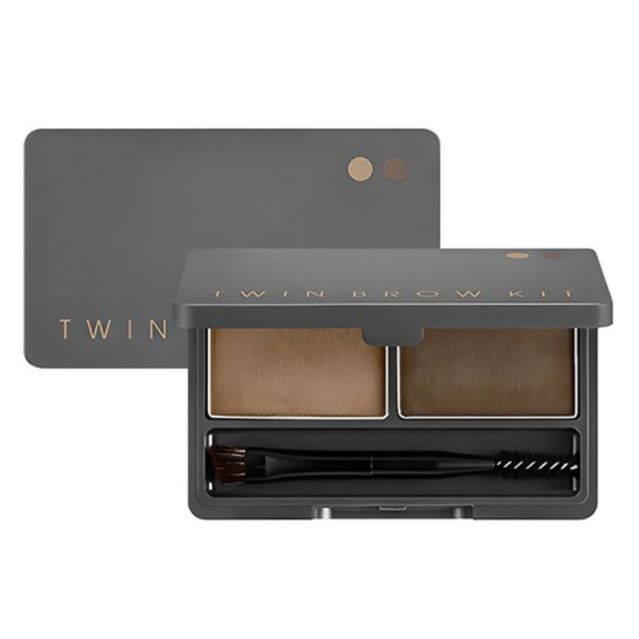 НАБОР ДЛЯ БРОВЕЙ MISSHA TWIN BROW KIT, 4,4 г, № 2, СЕРО-КОРИЧНЕВЫЙ, 1шт (скидка -45%)