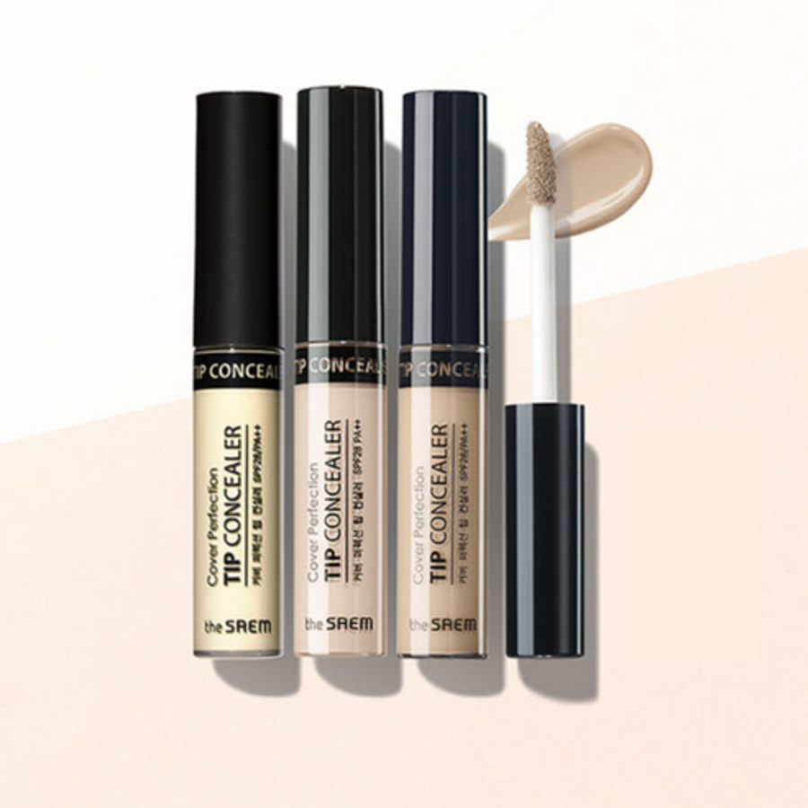 Консилер The Saem Cover Perfection Tip Concealer 6,5 г, осветлитель