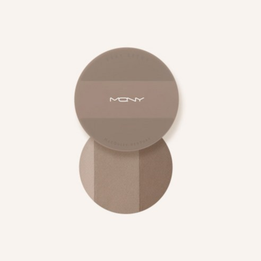 McQueen New York Fake Up 3-х цветная растушевка, 9 г, серо-коричневая, 1 шт (скидка -69%)