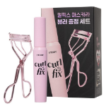 Тушь для ресниц Etude Curl Fix, 8 г + набор щипцов для завивки ресниц, черный, 1 комплект (скидка -34%)