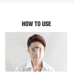 Прозрачная защитная маска для лица Dashu See-Through Face Cover, прозрачная, 1 шт