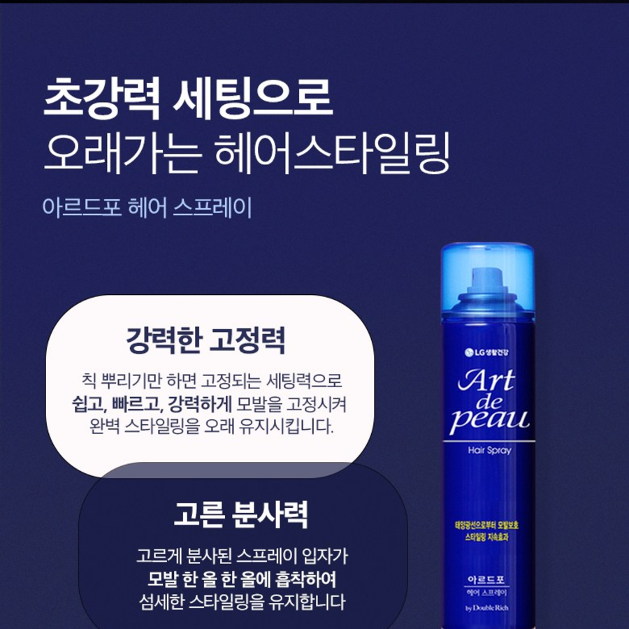 LG Household & Health Care Лак для волос Ardpo, 200 мл, 1 шт.