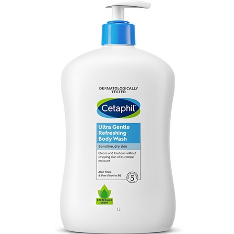 Cetaphil Ultra Gentle освежающий гель для тела, 1 л