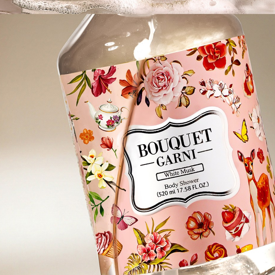 Ароматный гель для душа Bouquet Garni Белый мускус, 520 мл