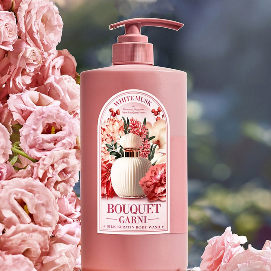 Bouquet Garni Увлажняющий гель для душа с ароматом белого мускуса, 1л