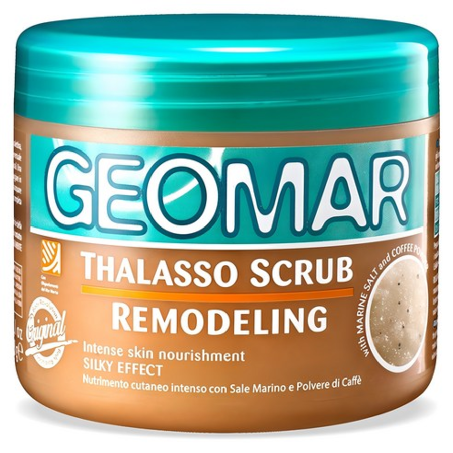 Восстанавливающий скраб для тела Geomar с ароматом ванили и масла ши, 600 г