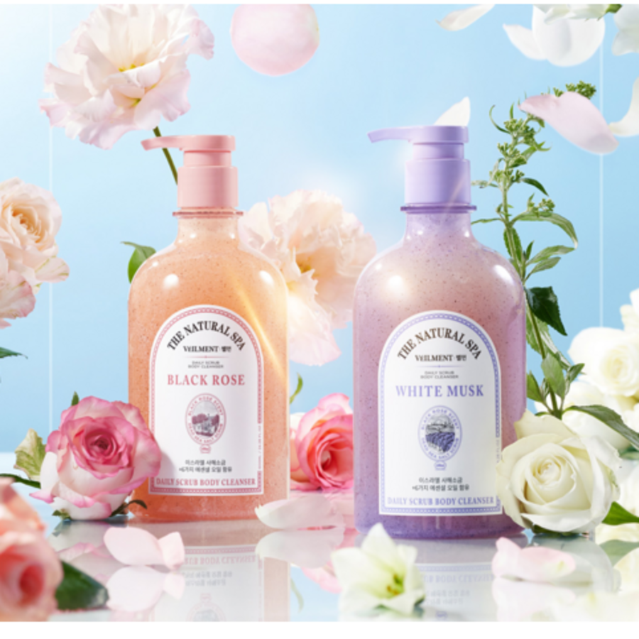 Bellman Spa Стойкий слабокислотный парфюмерный скраб для тела с ароматом белого мускуса, 600 г