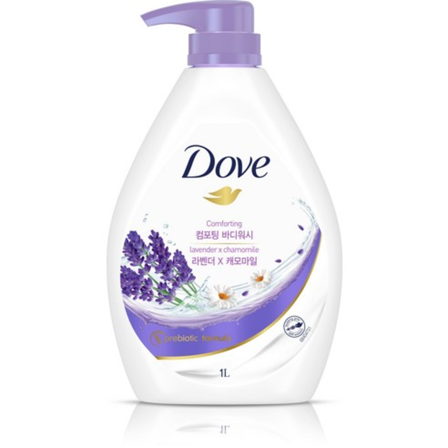 Увлажняющее средство для тела Dove Lavender с лавандой и ромашкой, 1 л