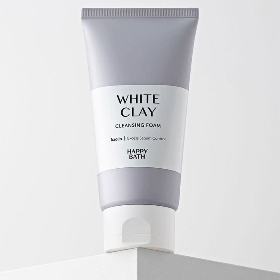 Happy Bath Пенка для очищения пор с белой глиной, 150 г