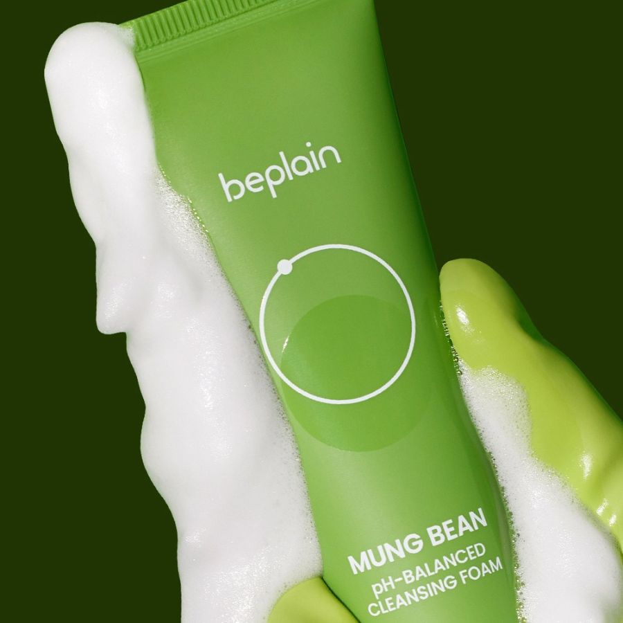 Beplain Green Bean Mildly Acidic Cleansing Foam, 80 мл
