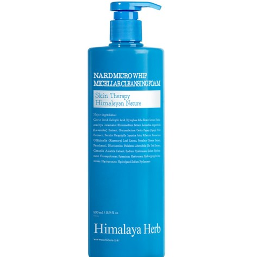 Мицеллярная очищающая пенка Nard Micro Whip Micellar Cleansing Foam, 500 мл