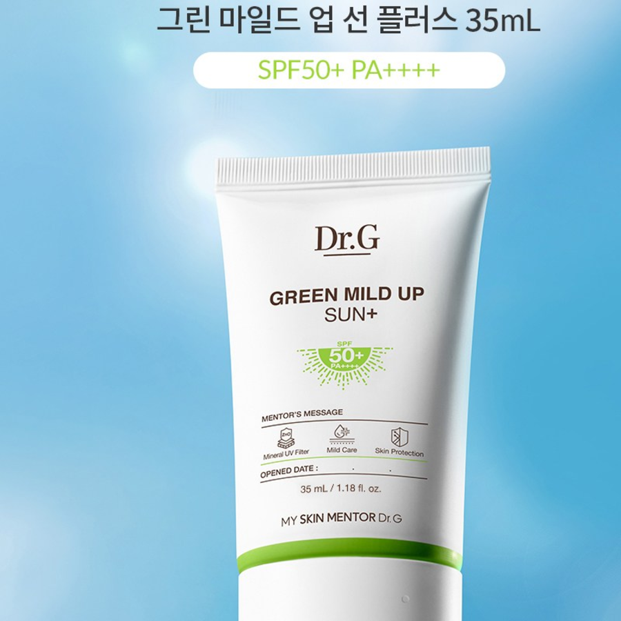 Dr.G Green Mild Up Sun Plus SPF50+ PA++++, 35 мл