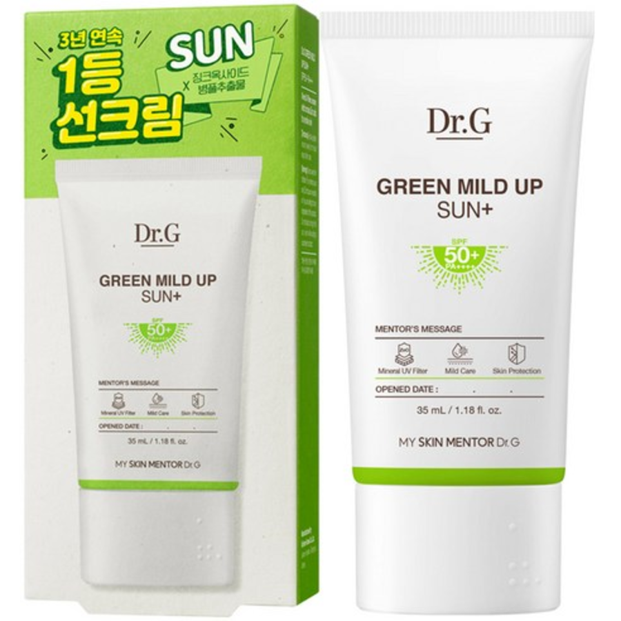 Dr.G Green Mild Up Sun Plus SPF50+ PA++++, 35 мл