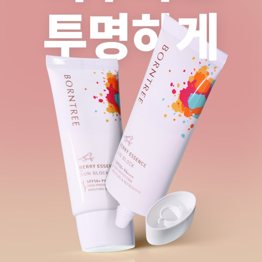 Солнцезащитный крем Borntree Berry Essence SPF50+ PA++++, 50 мл
