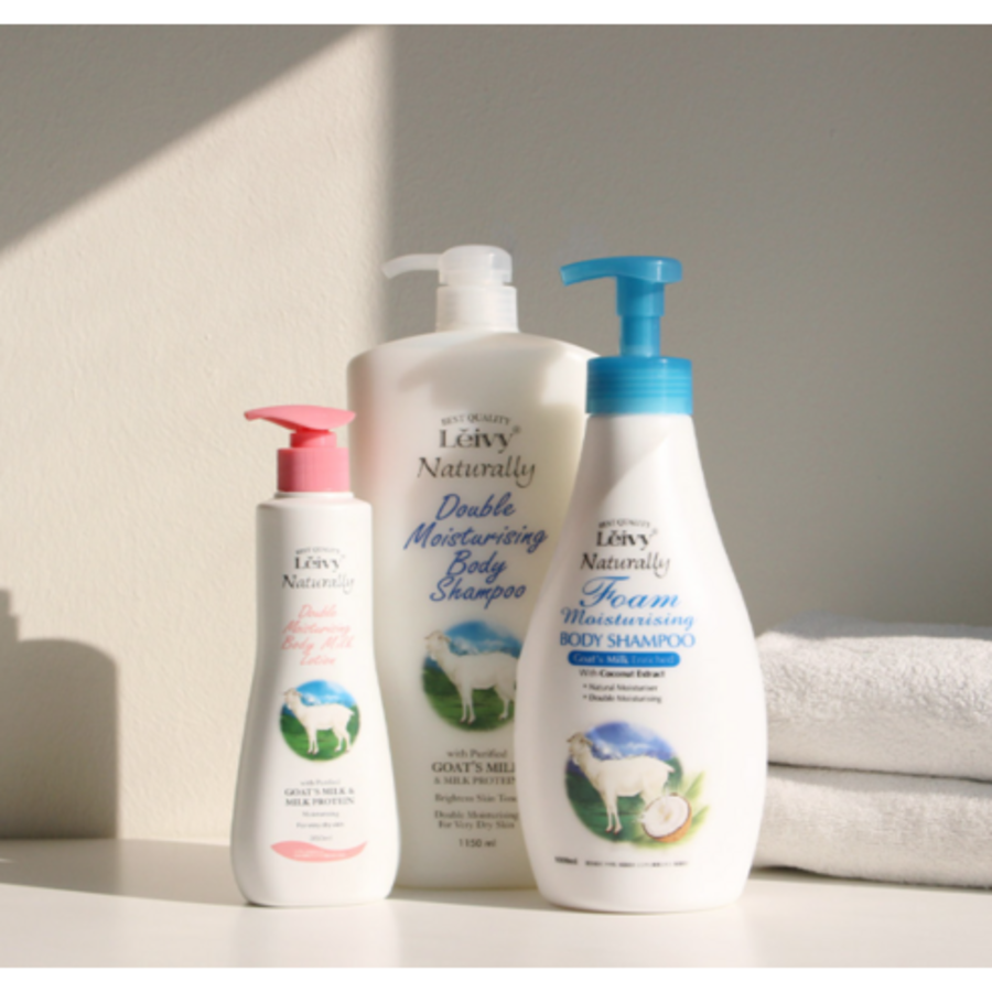 Лосьон для тела с козьим молоком Leivy Цветочный, 350 мл