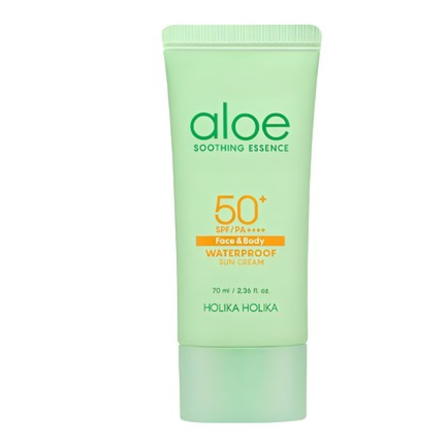 Holika Holika Aloe Водостойкий солнцезащитный крем SPF 50+ PA++++, 70 мл