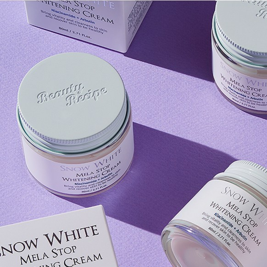 Beauty Recipe Snow White Mela Stop отбеливающий крем, 80 мл