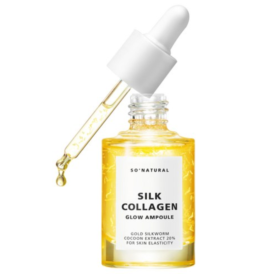 So Natural Glow Collagen Silk Ампула, 30 мл