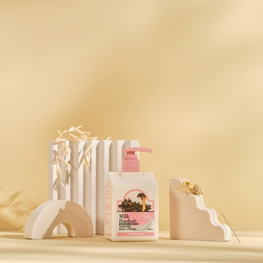 Молочный лосьон для тела с ароматом баобаба и белого мускуса, 250 мл