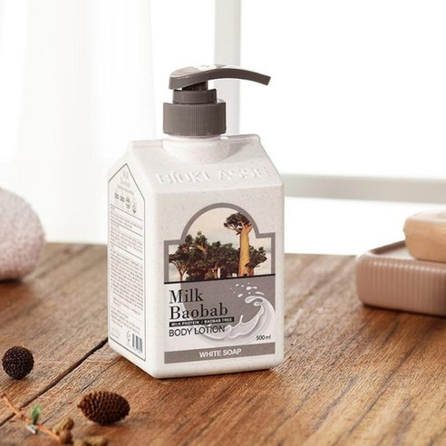 Лосьон для тела Milk Baobab Large с ароматом белого мыла, 500 мл