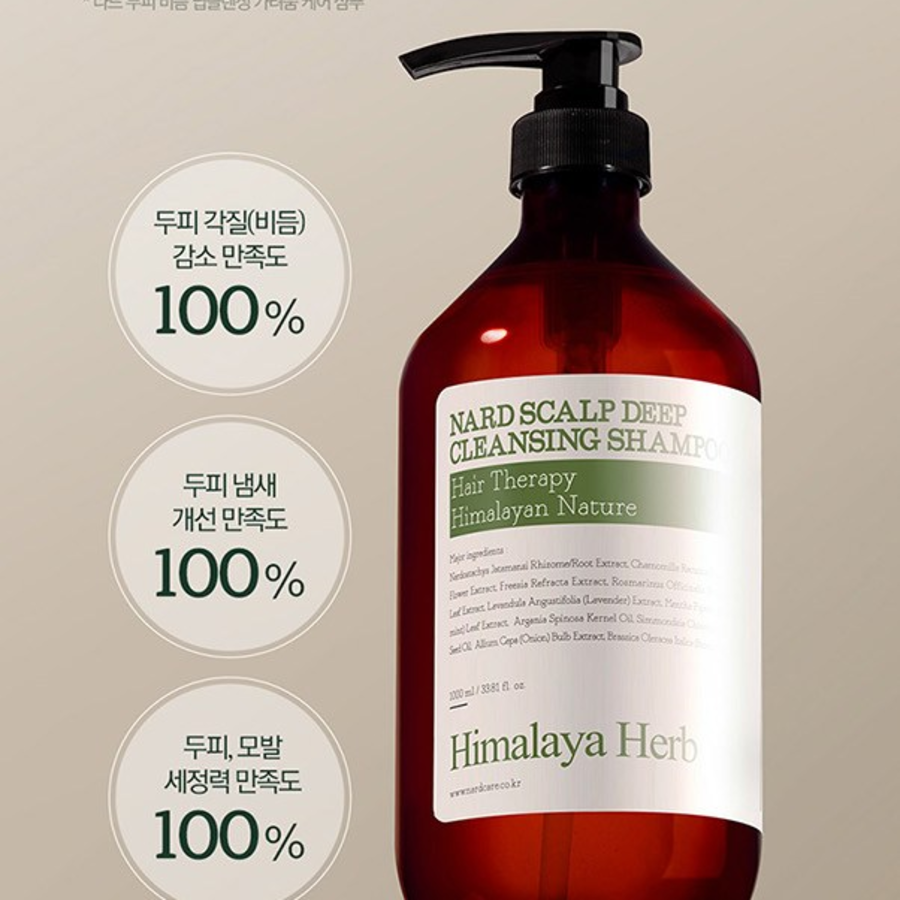 Nard Scalp Dandruff Deep Cleansing Шампунь для ухода за зудом, 1л