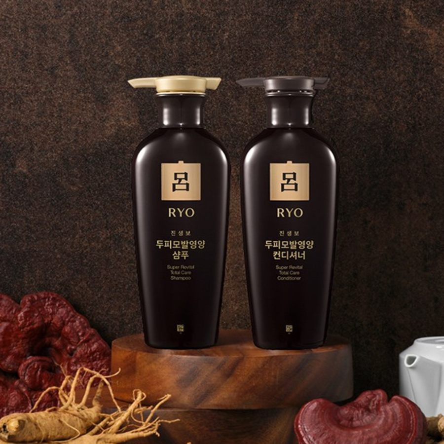 Ryeo Jinsaengbo Восточный шампунь для питания кожи головы и волос, 400 мл