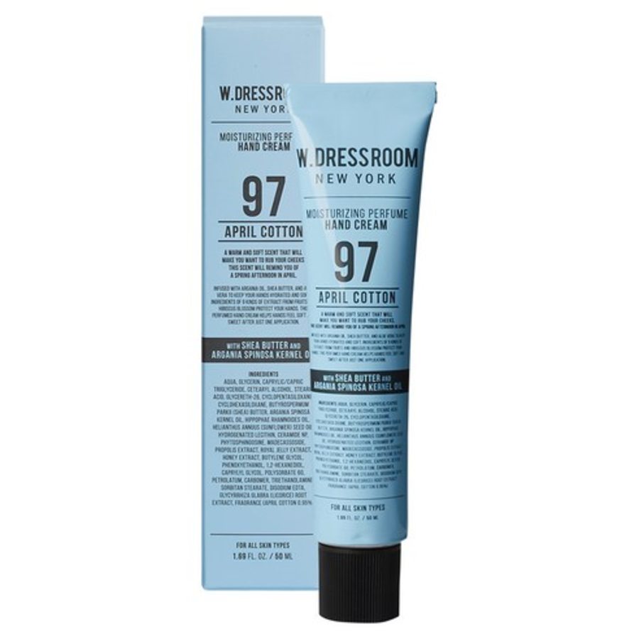Парфюмерный крем для рук W Dressroom 97 April с ароматом хлопка, 50 мл