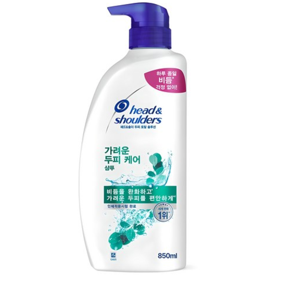 Head &Shoulders Шампунь для ухода за зудящей кожей головы, 850мл