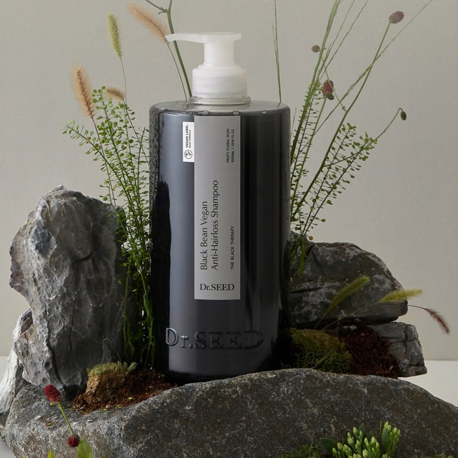 Dr. Seed Black Bean Vegan Шампунь против выпадения волос Фруктово-цветочный мускус, 1 л, 1 шт. (скидка-42%)