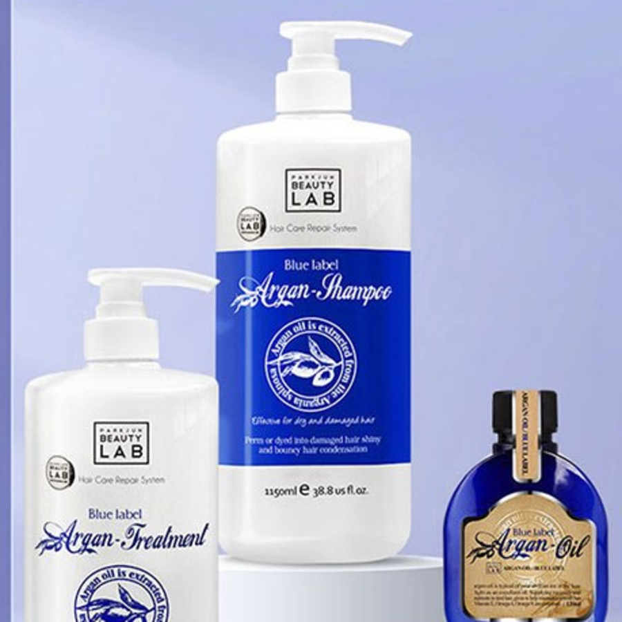 Park Jun Beauty Lab Blue Label Аргановый шампунь, 1,15 л
