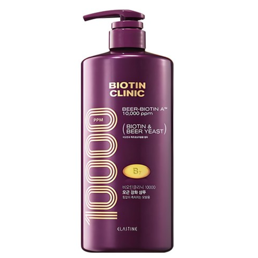 Elastin Biotin Clinic Шампунь с пивными дрожжами и свежим ароматом, 1 л