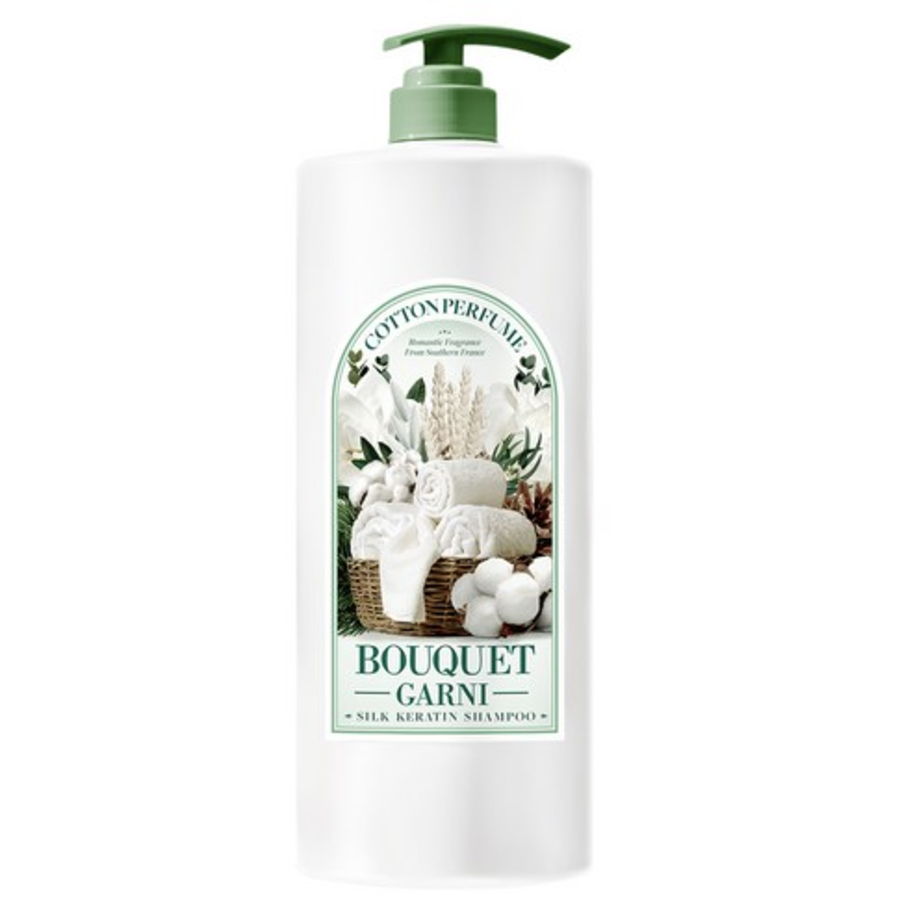 Букет Garni Silk Keratin Шампунь Хлопок парфюм, 1,5л