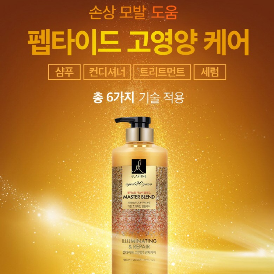 Elastin Master Blend Peptide High-Nutrient Шампунь Белый Цветочный, 770мл