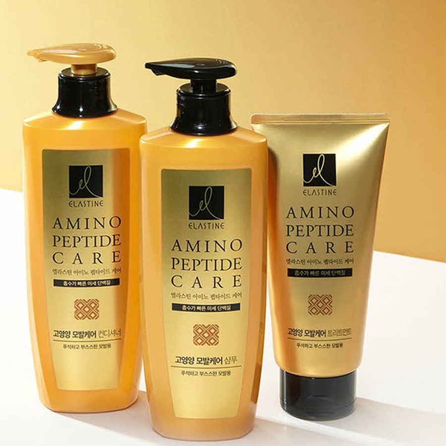 Шампунь для ухода за волосами с высоким содержанием питательных веществ Elastin Amino Peptide, 600мл