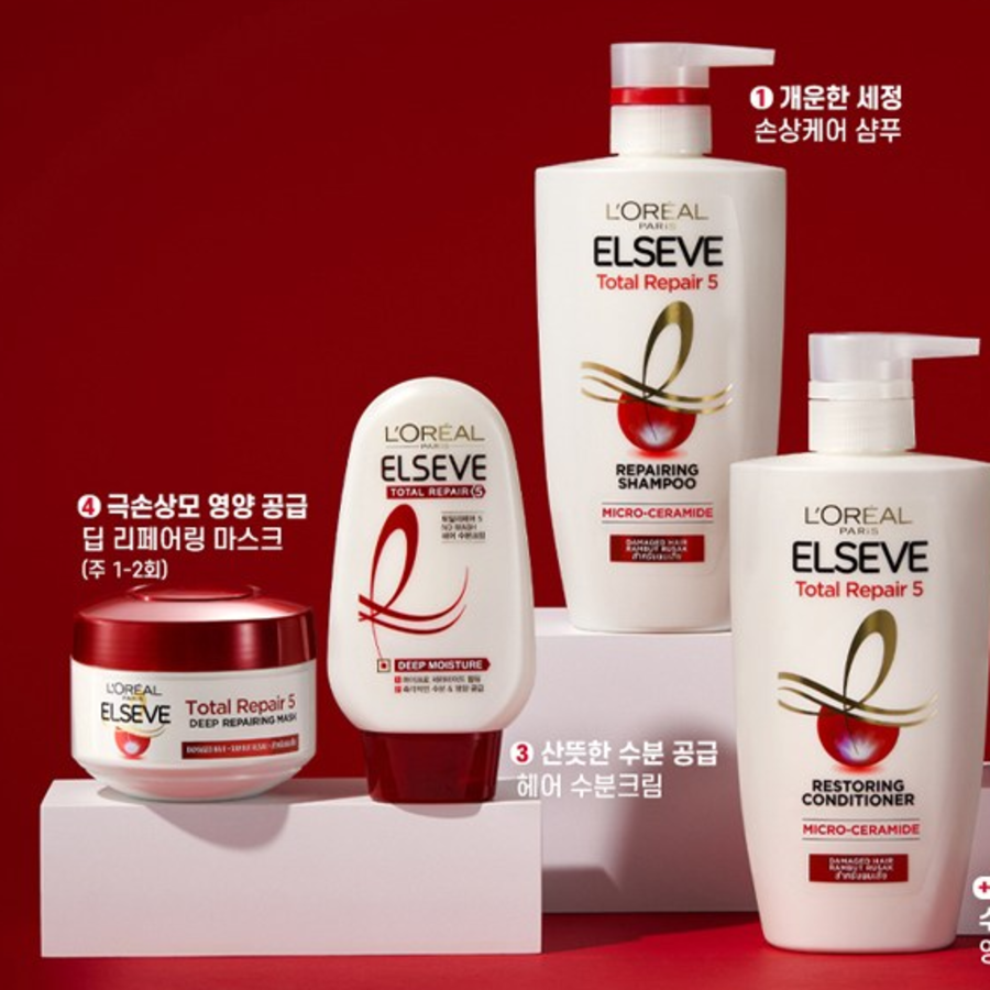 L'Oréal Paris Elsev Total Repair 5 Шампунь Дыня Фруктово-Цветочный, 410мл