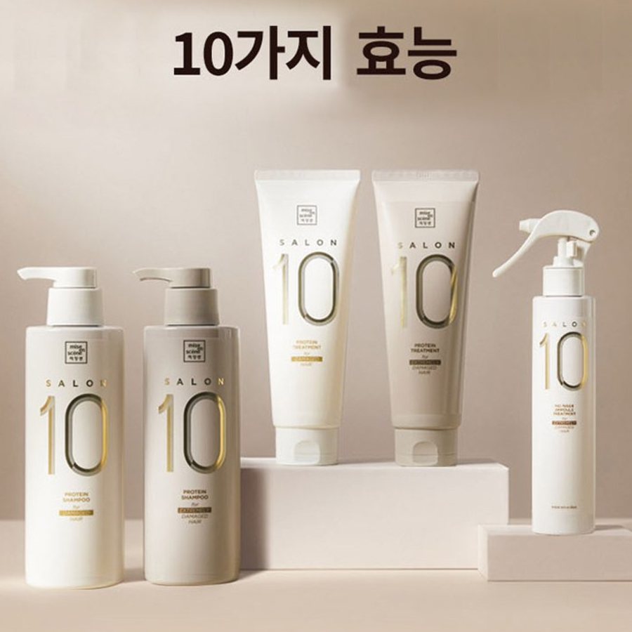 Mise en Scene Salon 10 Протеиновый шампунь для сильно поврежденных волос, 500мл