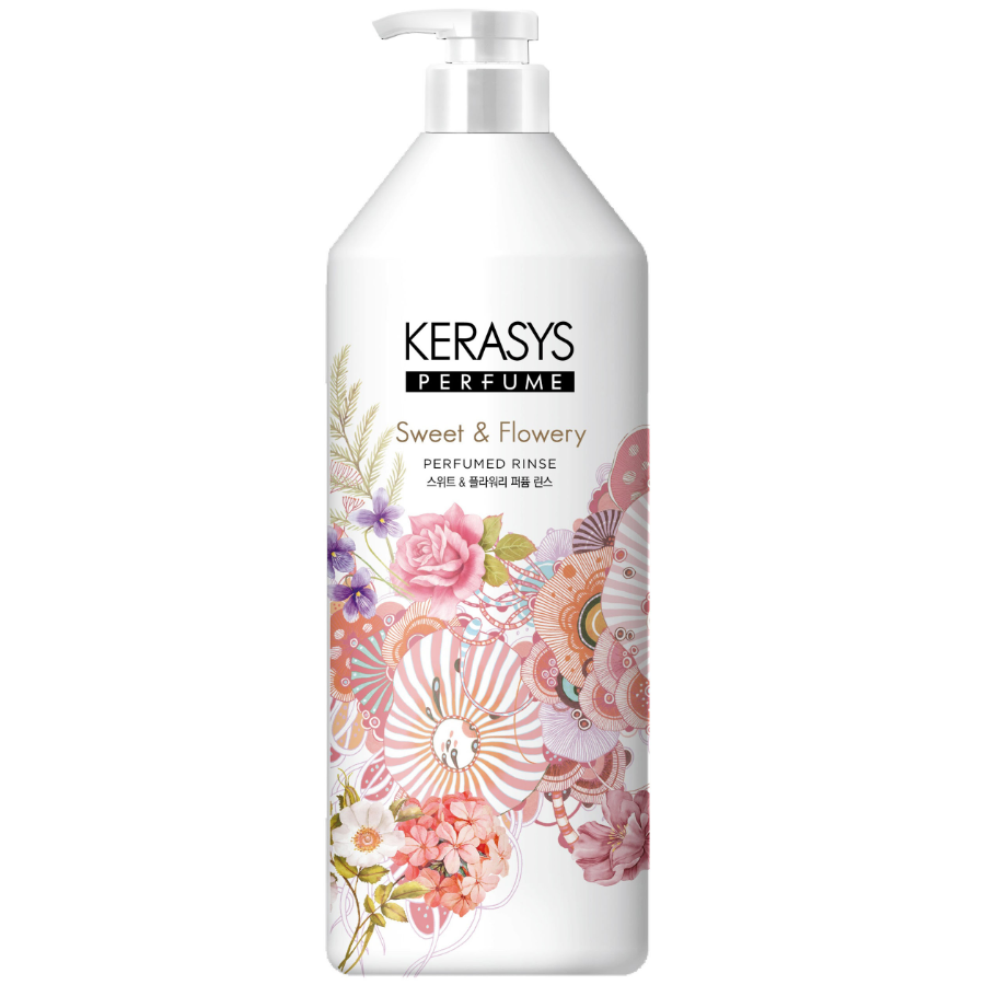 Ополаскиватель с ароматом Kerasys Sweet & Flowery, 1 л
