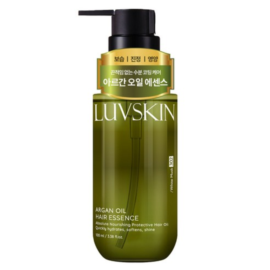 Luvskin Argan Oil Эссенция для волос с ароматом белого мускуса, 100 мл