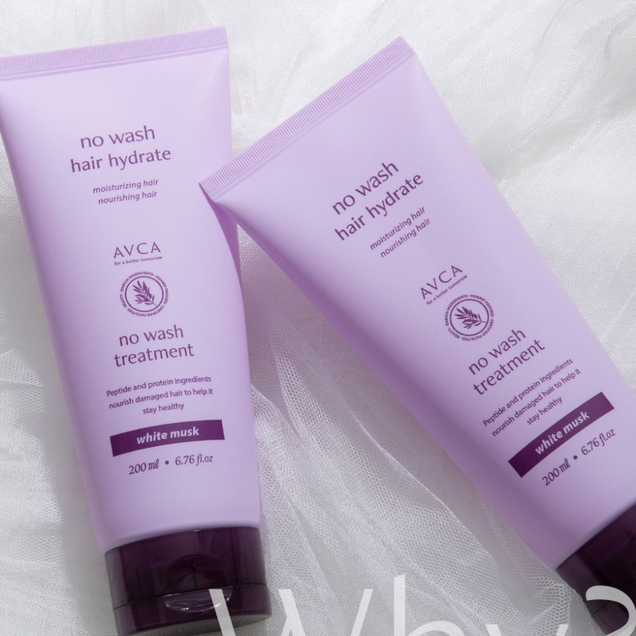 AVCA No-Wash Treatment Hair Pack White Musk, 200ml