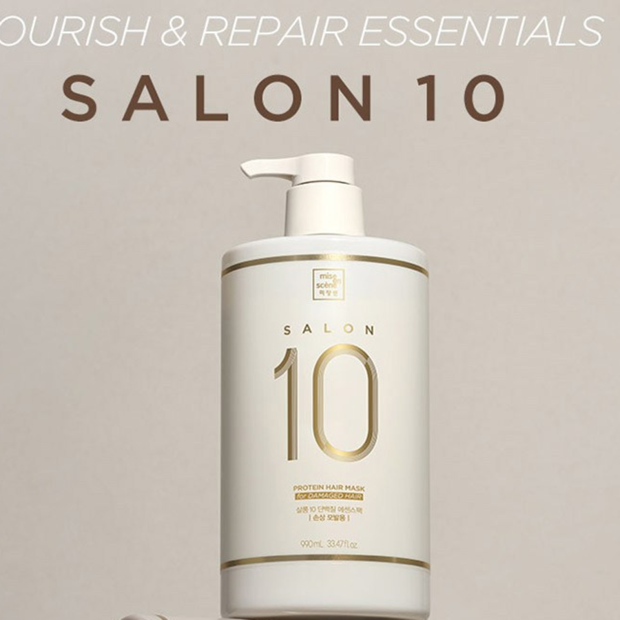 Mise en Scene Salon 10 Protein Essence Extreme Damage Набор для волос, 990 мл, 1 шт. (скидка-38%)